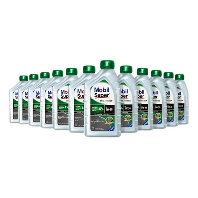 Pack x12 Aceite Mobil Super Anti-Friction 5w-30 SP 946mL | Envío gratis