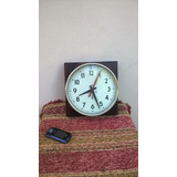 Buen Antiguo Reloj De Pared Retro Vintage Eléctrico Funciona