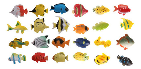 12 Peças De Brinquedo Para Animais Marinhos Sea Model [u]