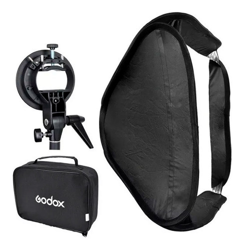 Softbox Godox 60x60 Autormable Plegable Montura Bowens 