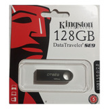 Memoria Usb Kingston Datatraveler Se9 Dtse9h 128gb 2.0 Gris