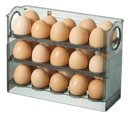 Contenedor Organizador De Huevos Cocina Refri Almacenamiento