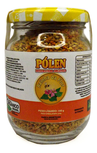 Abelha Pólen Orgânico 160g