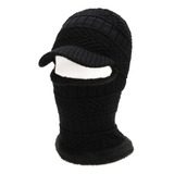 Gorro Invierno Visera Forro Pasamontañas Bici Moto Balaclava