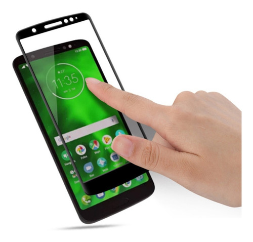 Película De Vidro 3d Motorola Moto E6 Play 5.5 Pol -full