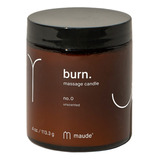 Maude Burn No. 0 - Vela De Masaje De Aceite De Jojoba Sin Pe