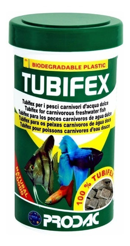 Tubifex Liofilizados Para Peces 25g Prodac |alimento Natural