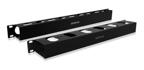 Organizador De Cabos Para Rack 1u 80mm Och1u 80 Intelbras