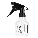 Atomizador Spray Botella Aspersor Plastico Peluqueria 250ml Color Negro
