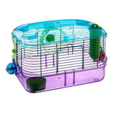 Jaula Hamster Crittertrail Led Iluminada Hamstera Kaytee