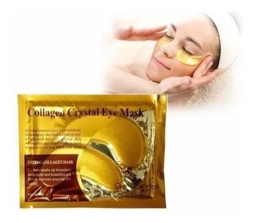 12 Parches Para Ojos Oro Parche Ojeras Colágeno 24k Mask