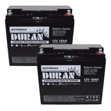 Kit 2 Bateria Selada 12v 18ah Para Rbc7 Rbc11 Rbc55 No-break