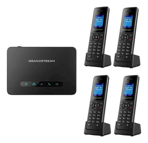 Base Telefono Grandstream Dp750 + 4 Handy Dp720
