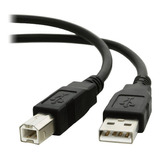 Cable Usb A-b 1.8 Metros Para Impresora Y Escaners Epson Hp