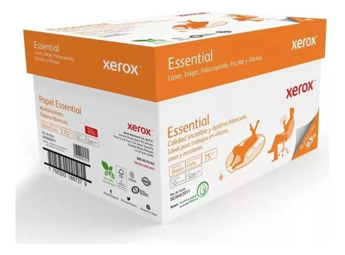 Papel Hojas De Maquina Carta Xerox 75g 