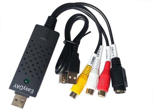 Capturadora Video Audio Usb Traspasa Vhs Camaras Dvr Gk