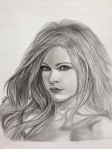 Dibujos Y Retratos A Lápiz Profesionales Avril Lavigne