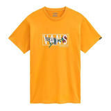 Remera Vans Modelo Thorned Amarillo Estampada Exclusiva