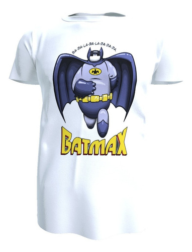 Polera Diseño Baymax - Batman, Hombre O Mujer, Poliester