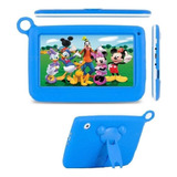 Tablet Para Niños Wifi Android Rosada Y Azul Incluye Funda