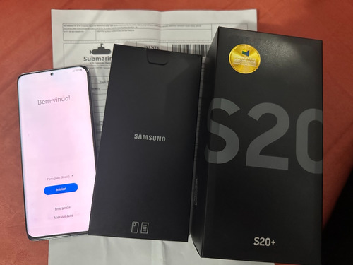 Samsung Galaxy S20 Plus 128gb Nota Fiscal - Tela C Burn-in