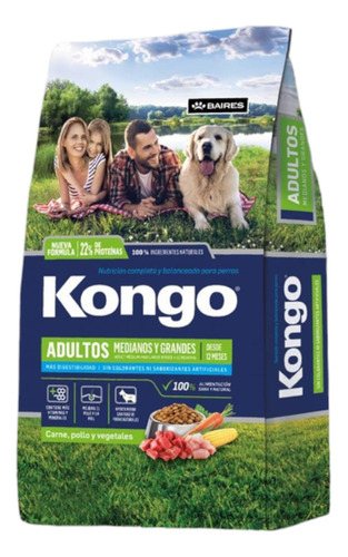 Nutribon Kongo Natural Perro Adultos G/m Bolsa De 20kg