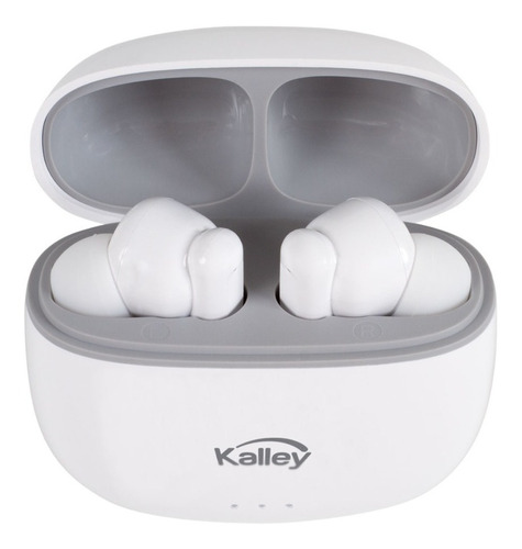 Audífonos Kalley Inalámbricos Bluetooth In Ear Tws K-audb1 Color Blanco