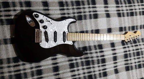 Fender American Deluxe Black Montergo Zurda 