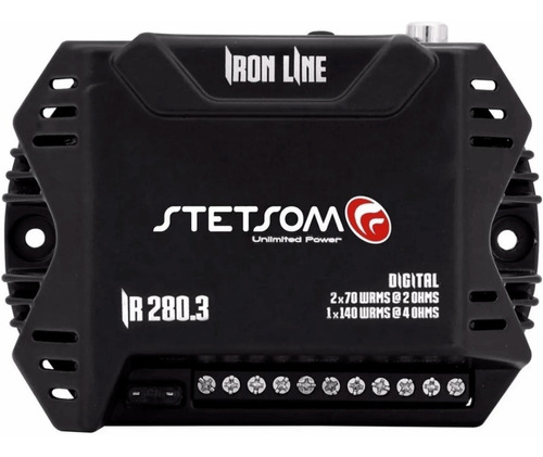 Módulo Amplificador Stetsom Digital Iron 280.3 Canais Forte