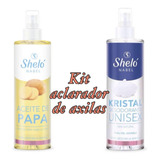 Aclarador De Axilas Shelo, Aceite De Papa + Desodorante Kit 