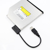 Cabo Adaptador Usb Para Drive Cd/dvd Gravador Notebook Sata 