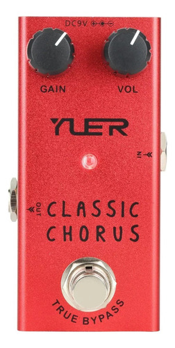 Pedais Guitarra Yuer Chorus Delay Overdrive Distortion Comp