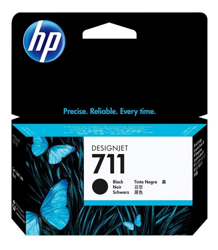 Cartucho Hp 711 Negro 80ml Original Cz133a T120 T520