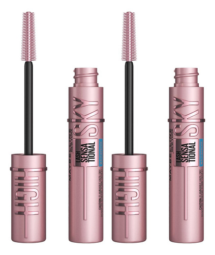 Kit 2 Mascaras Lash Sensational Sky High A Prueba De Agua, M