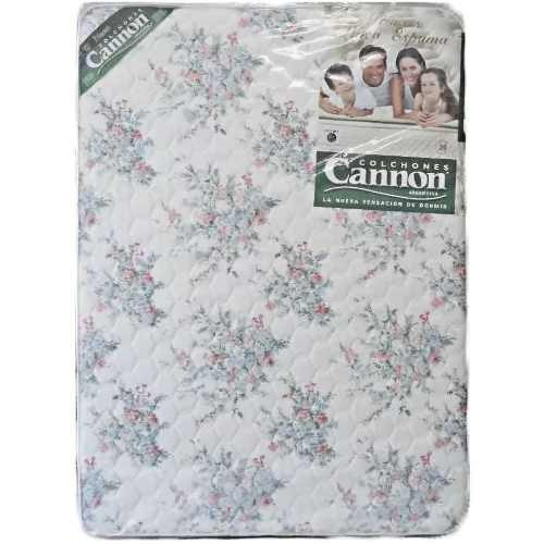 Colchon De Espuma 2 Plazas Cannon Princess 190x140x20 Cts