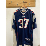 Camiseta Nfl Ribook Patriots #37 Harrison Talle 2xl