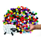 Coloraciones Minipom Mini Pompones, 500 Unidades (paquete De