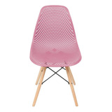 Cadeira Eames Design Colméia Eloisa Coloridas Cor Da Estrutura Da Cadeira Rosa