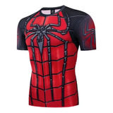 Spiderman Polera Compresión Hombre Araña 3d Superheroe