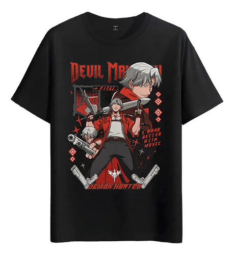 Tshirt Muscle Freaks Devil May Cry Estilo Dante Suelto Y