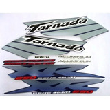 Kit Adesivo Faixa Moto Honda Tornado 2003 Azul