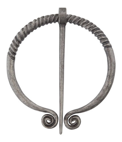 Broche Insignia Pin Medieval Vikingo Envejecido Mujer Hombre