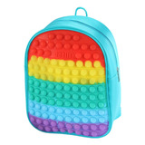 Bolso Escolar Popit Grande,mochila Escolar Push Pop It