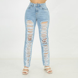 Jean Mom Roturas Talle 24 Ajustado Perfecto Nuevo