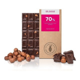 Chocolate 70% Avellanas - Dr Cacao - Caja 10 U 70 Gr