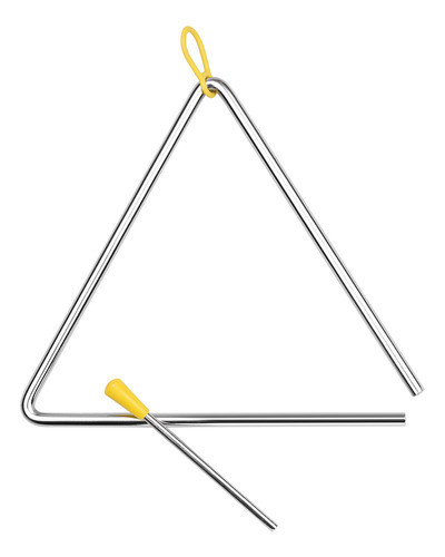 Triangle Bell Striker Hand Con Idiófono Infantil De 8 Pulgad