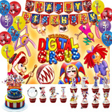 Fiesta Digital Circus Globos Decoracion Kit Cumpleaños Niño