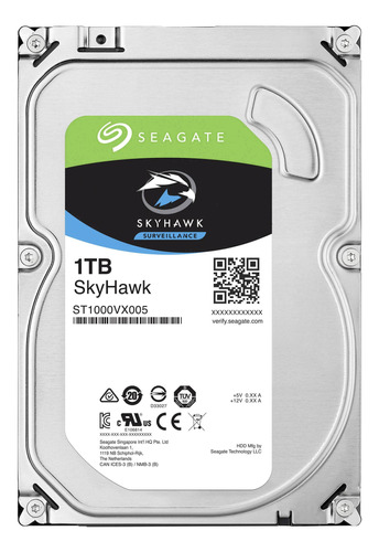 Disco Rigido 1tb Seagate 3.5 Pc Skyhawk St1000vx005