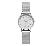 Reloj De Malla Para Mujer Shengke Simplicidad Elegante