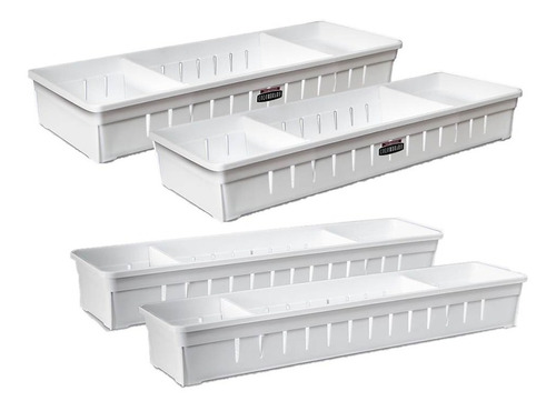 Set Organizadores Con Divisiones Movibles X 4 Unidades